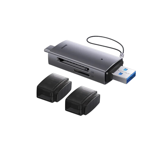 Lecteur De Cartes Multi-usb 2 En 1, 3.0 Mo/s, Type C à SD Micro SD TF, 2TB  - Baseus